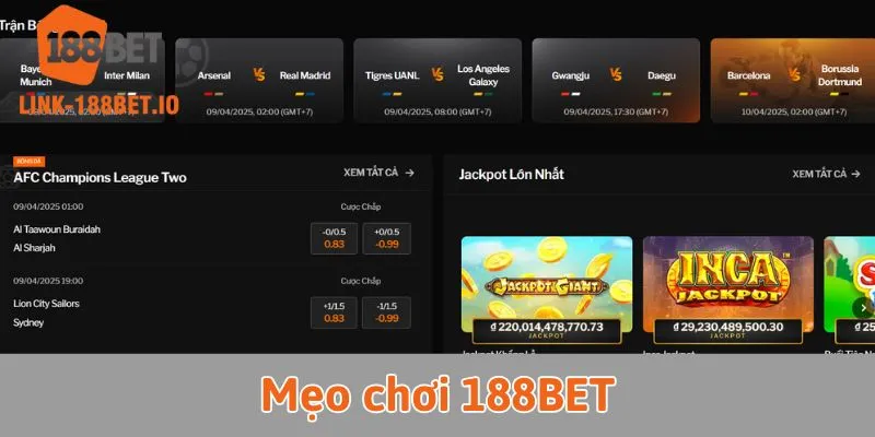 Mẹo Chơi 188BET